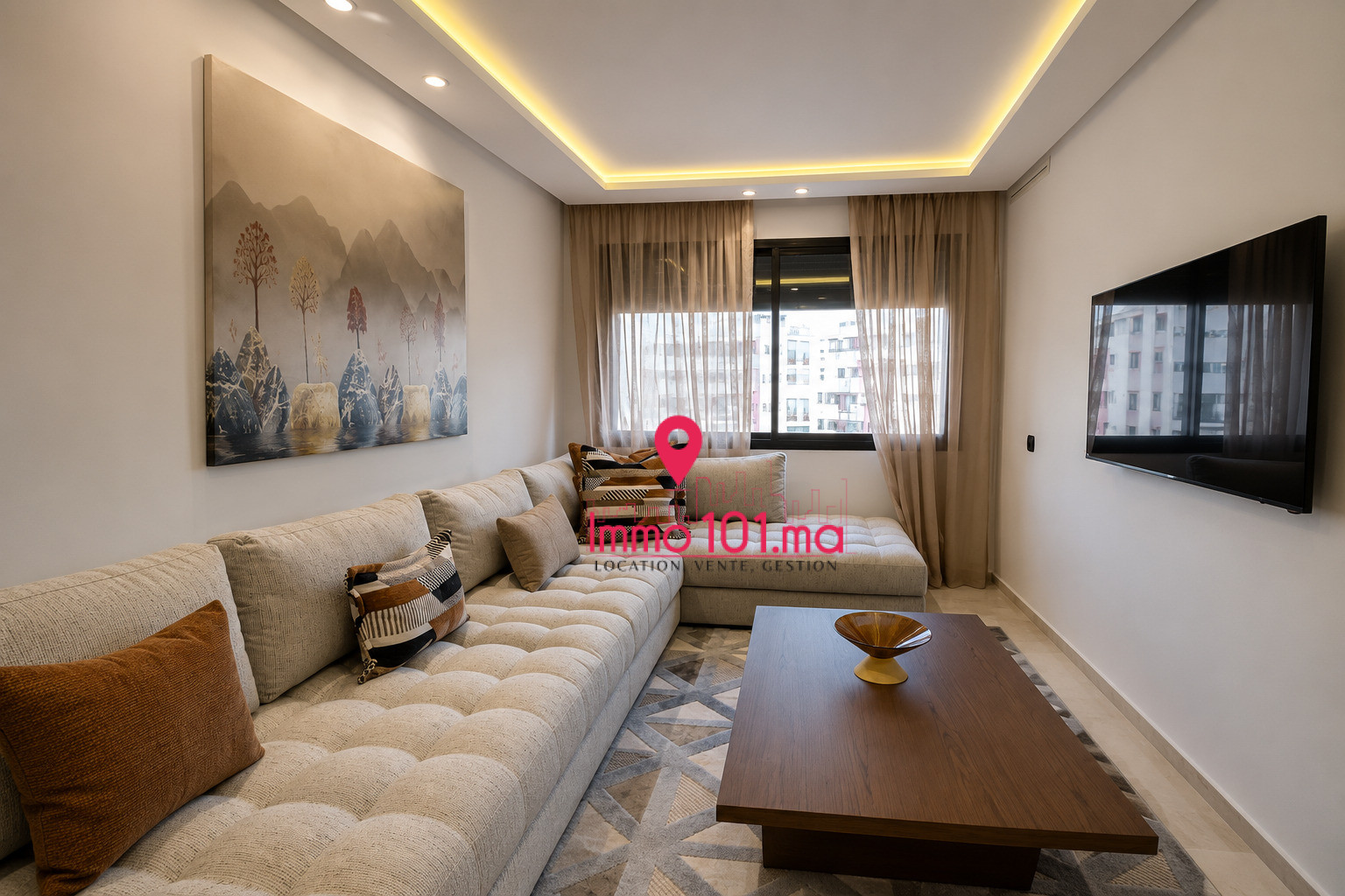 Location appartement meublé à Hay Riad SILAM2490